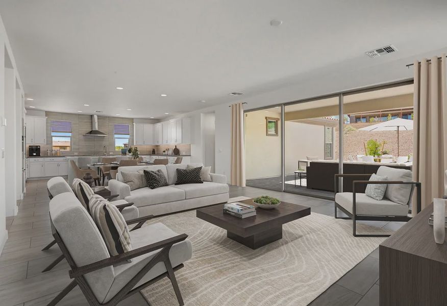 Virtually Staged Great Room - 3 of 33