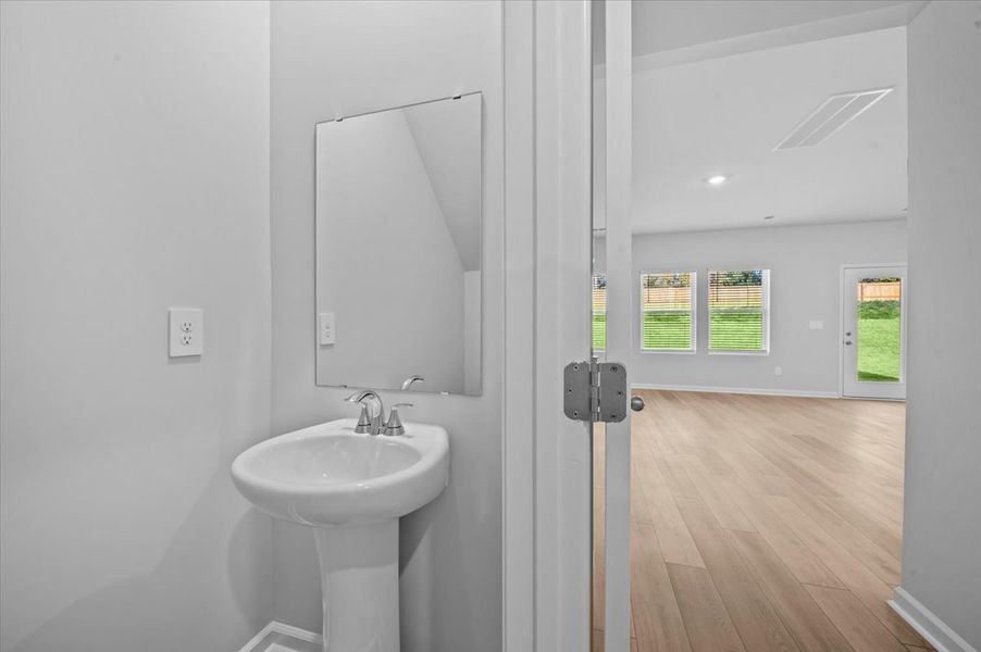 Furnished interior view inside a new home in Village at White Pine, Pendleton (Image 3).