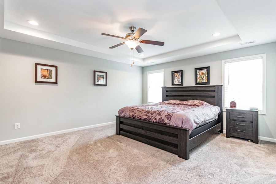 Representative furnished interior of a home built from the Palmer by RiverWILD Homes in Riverwood Ranch, Clayton (Image 16).
