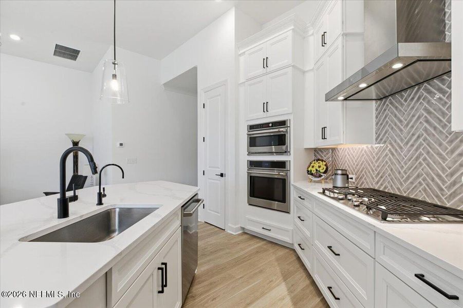 Furnished interior view inside a new home in Seven Pines 50' Rear Entry, Jacksonville (Image 5). Furnished interior view inside a new home in Seven Pines 50' Rear Entry, Jacksonville (Image 5).