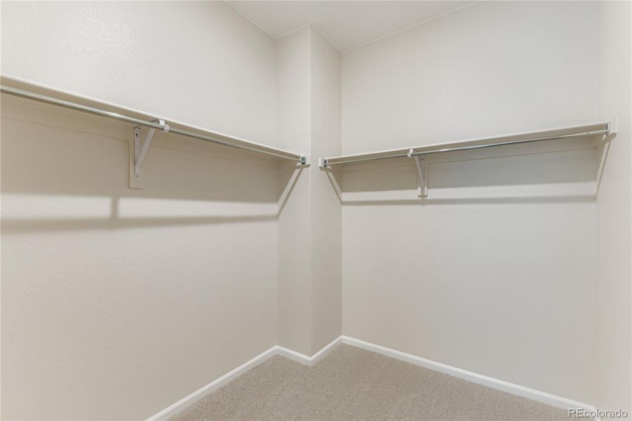 Primary walk-in closet