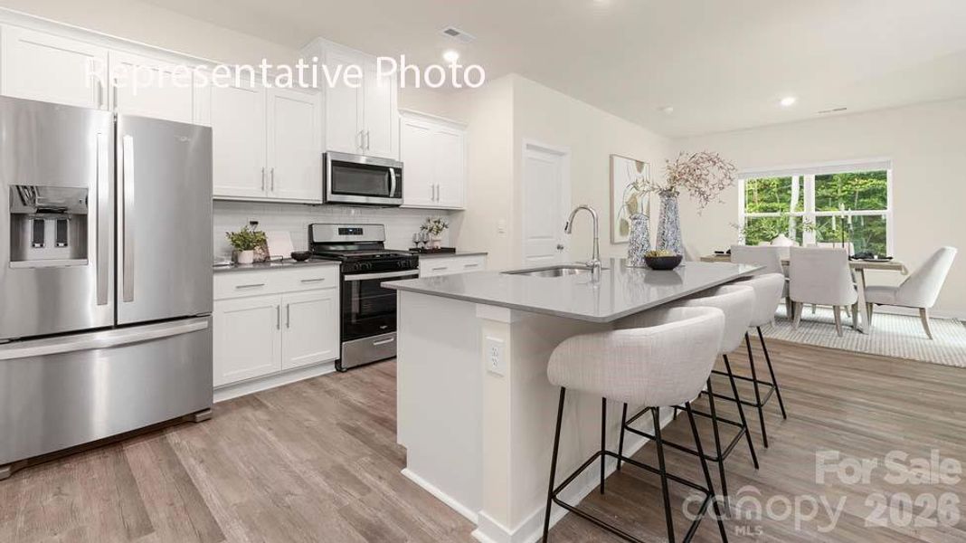Furnished interior view inside a new home in The Hamptons at Hickory, Hickory (Image 11).