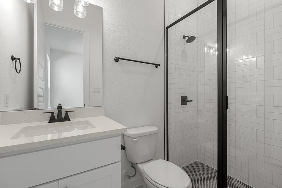 Furnished interior view inside a new home in Capitol Collection at Lariat, Liberty Hill (Image 20).