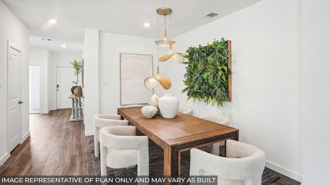 Furnished interior view inside a new home in Newport Pointe, Crosby (Image 6).