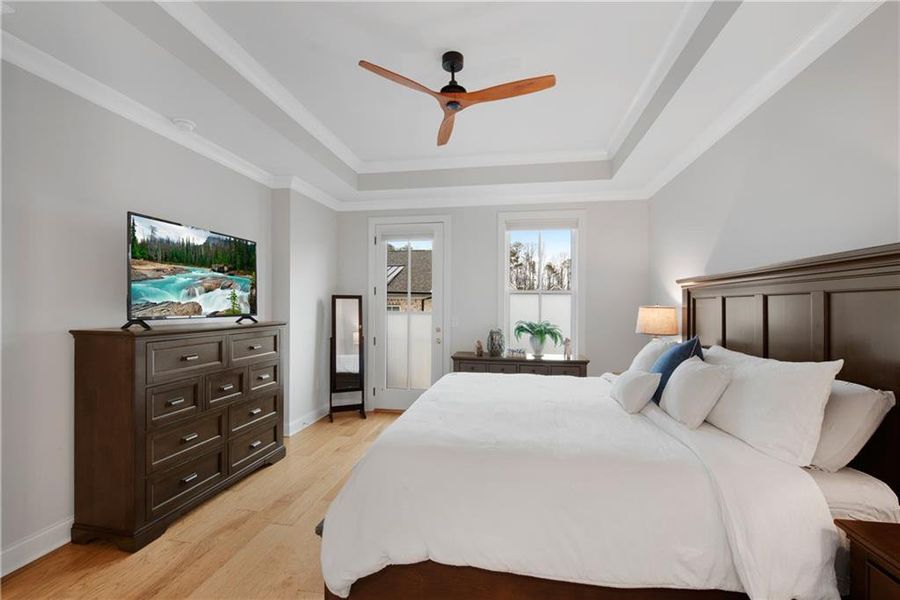 Furnished interior view inside a new home in , Peachtree Corners (Image 41).