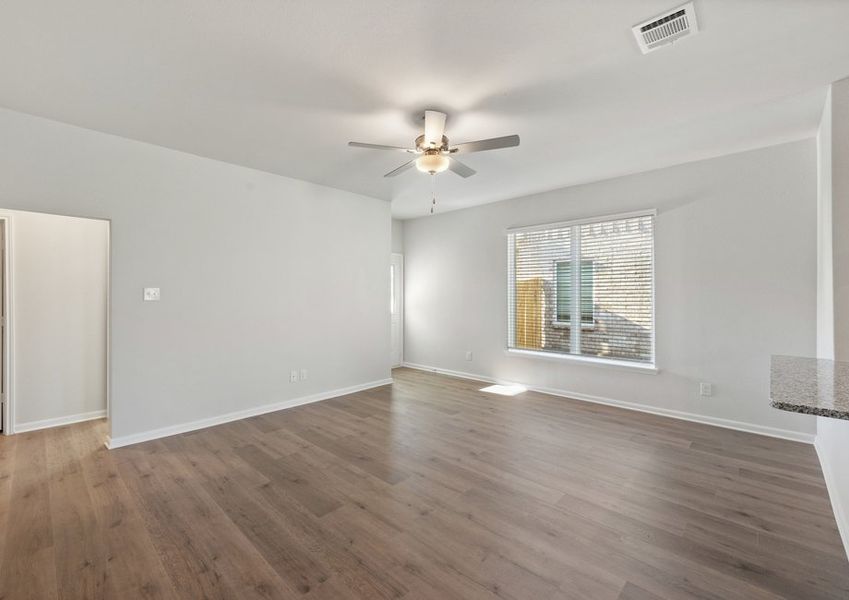 Representative unfurnished interior of a home built from the Orchid by LGI Homes in Southaven, Hutchins (Image 10).