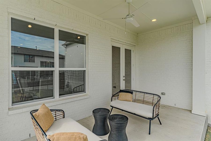 Furnished interior view inside a new home in , Aledo (Image 17).