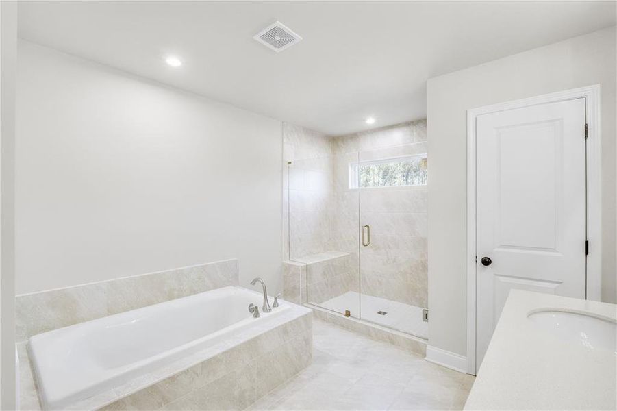 Furnished interior view inside a new home in Adler Springs, Powder Springs (Image 2). Furnished interior view inside a new home in Adler Springs, Powder Springs (Image 2).