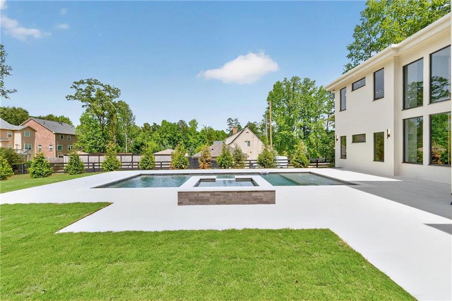 Exterior details and patio area of a home in , Sugar Hill (Image 37).