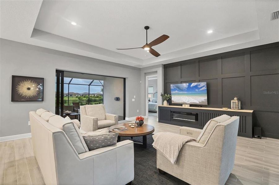 Furnished interior view inside a new home in , Englewood (Image 5).