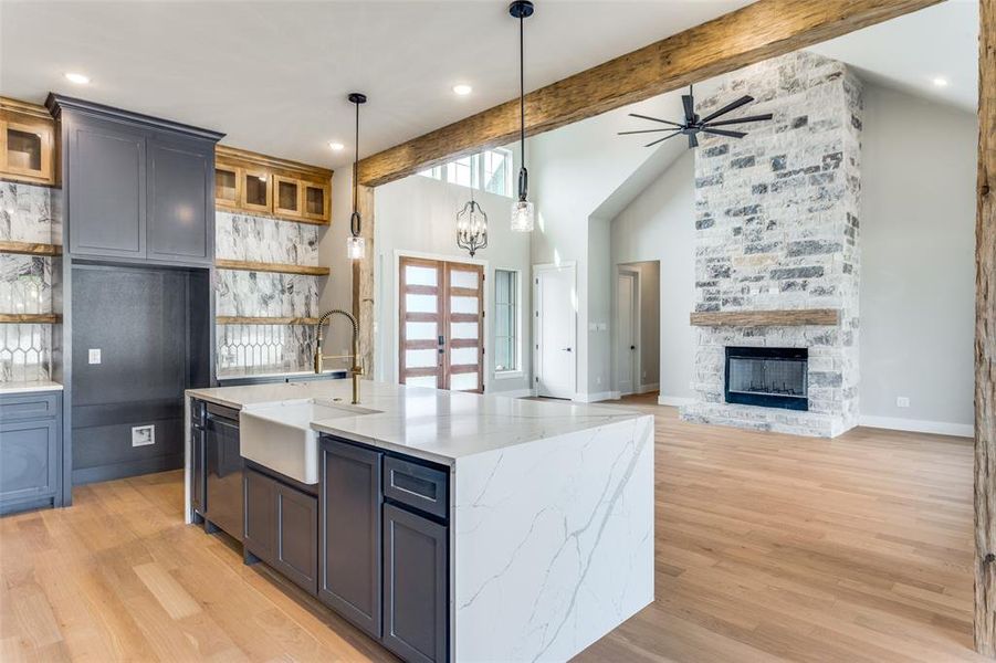 Furnished interior view inside a new home in , Weatherford (Image 10).