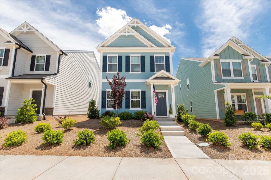 Front exterior of a new home in Wilkerson Place, York, SC, highlighting curb appeal (Image 23).