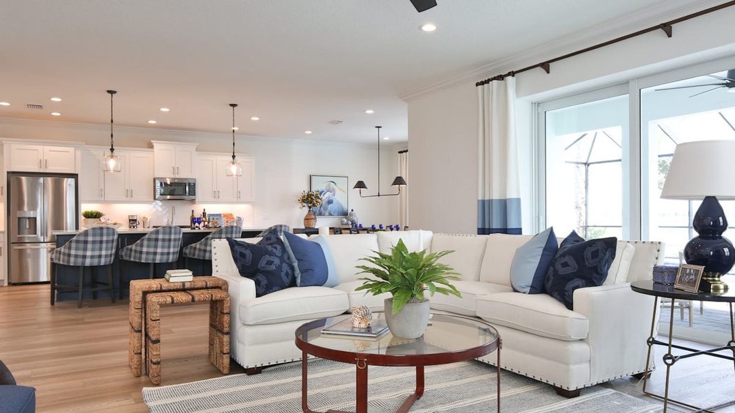 Furnished interior view inside a new home in Palm Grove, Lakewood Ranch (Image 7).