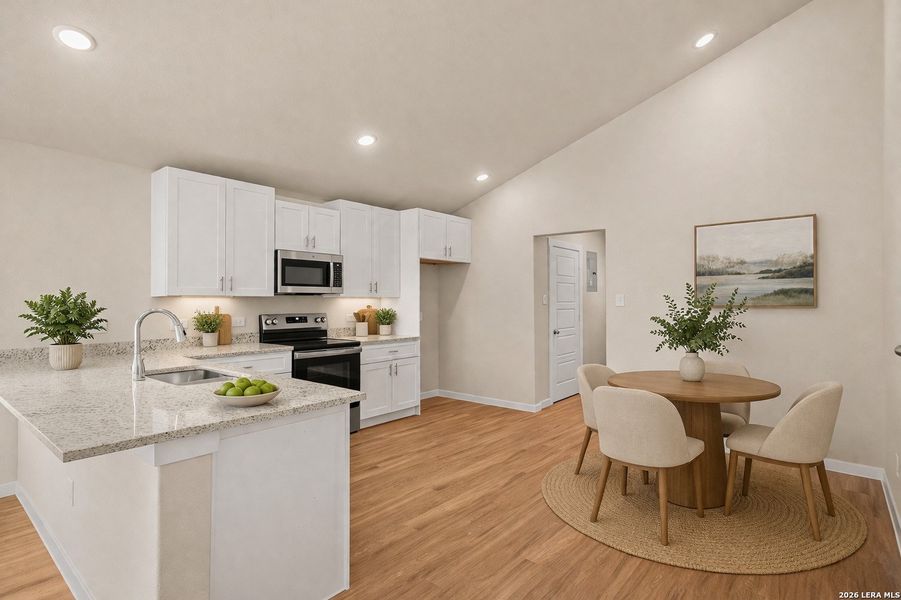 Furnished interior view inside a new home in , San Antonio (Image 5).