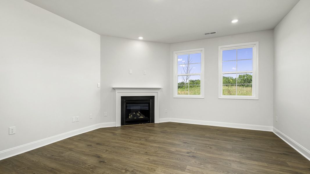 Spacious, unfurnished interior of a new home in The Villas at Kinsley, Jamestown (Image 15).