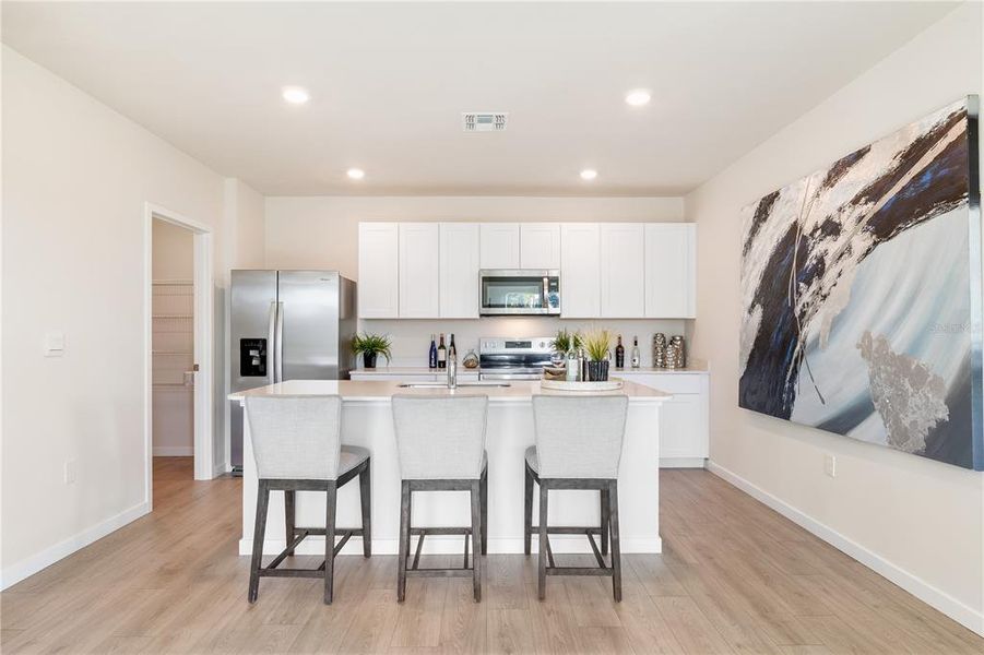 Furnished interior view inside a new home in Sea Cove, Punta Gorda (Image 9).