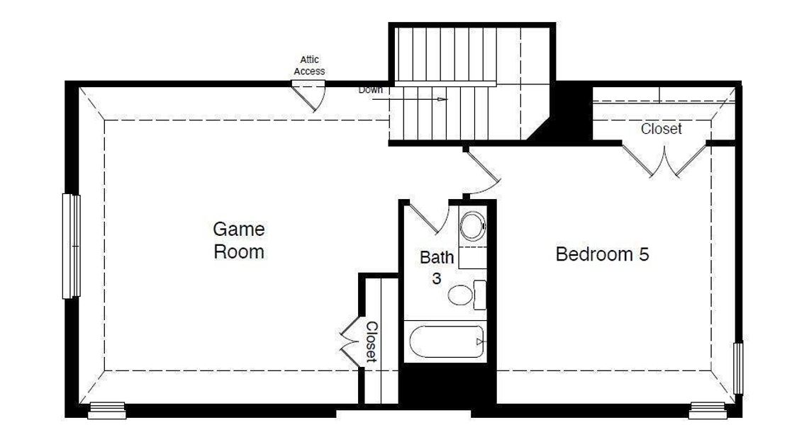 2D floor plan layout of this home in , Haslet, TX (Image 3). 2D floor plan layout of this home in , Haslet, TX (Image 3).