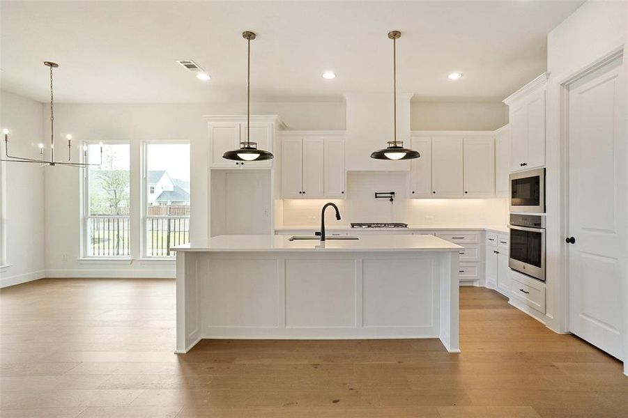 Furnished interior view inside a new home in , Aledo (Image 8). Furnished interior view inside a new home in , Aledo (Image 8).