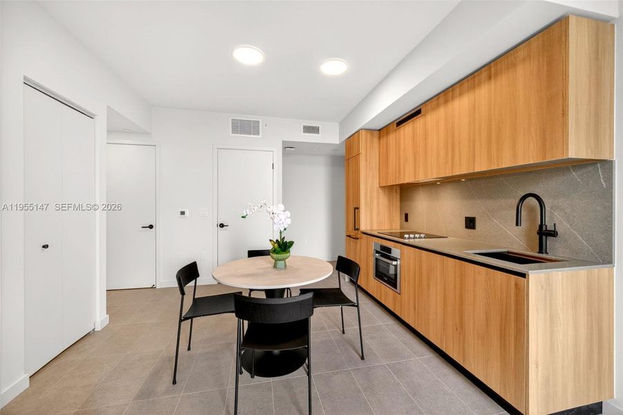 Furnished interior view inside a new home in , Miami (Image 10).