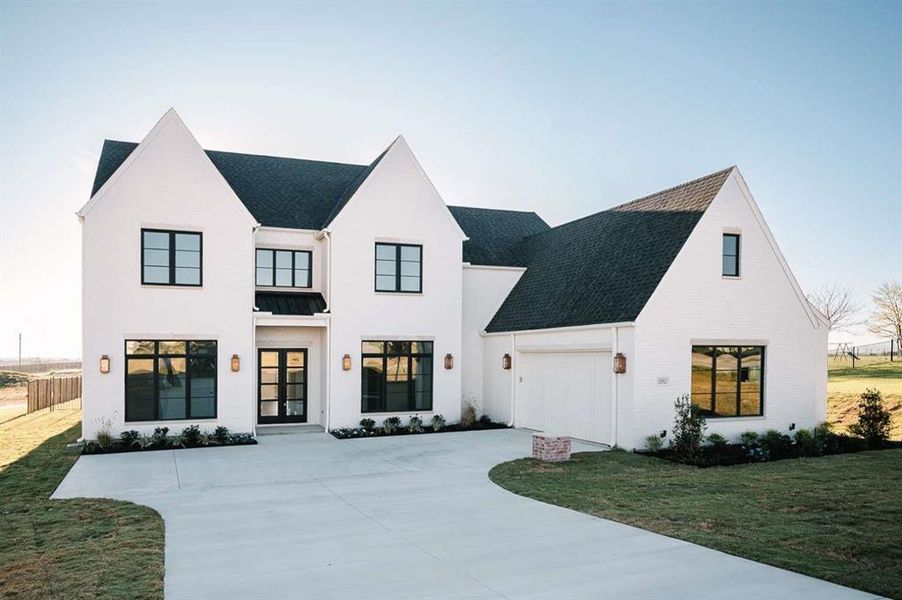 Front exterior of a new home in , Fort Worth, TX, highlighting curb appeal (Image 2). Front exterior of a new home in , Fort Worth, TX, highlighting curb appeal (Image 2).