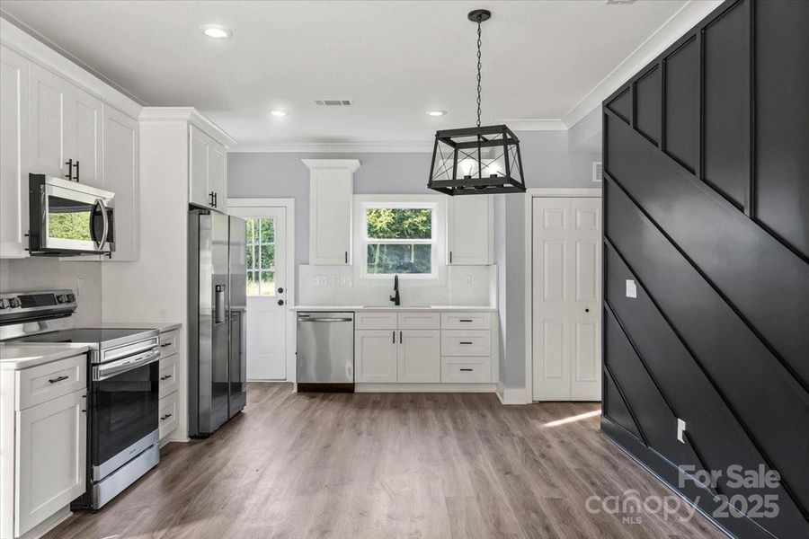 Furnished interior view inside a new home in , Salisbury (Image 11).