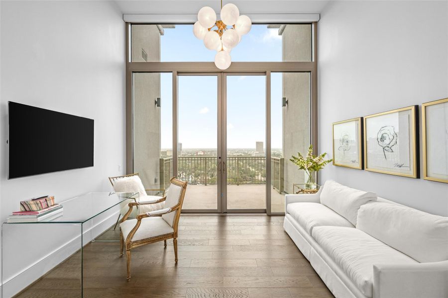 Furnished interior view inside a new home in , Houston (Image 18).