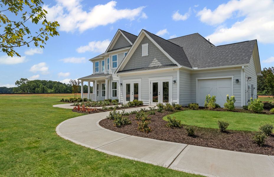 Front exterior of a home in the Creekside at Skelton community, located in Hoschton, GA (Image 15). Front exterior of a home in the Creekside at Skelton community, located in Hoschton, GA (Image 15).