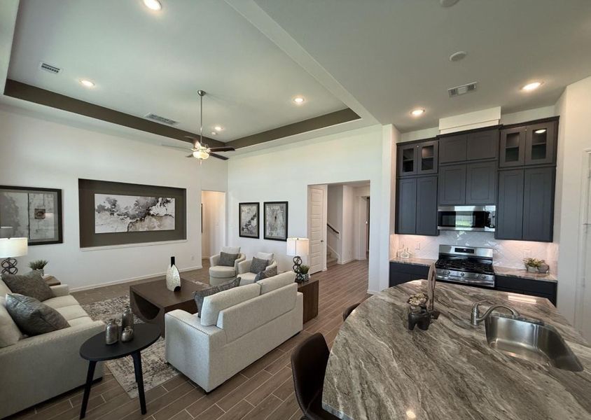 Furnished interior view inside a new home in River Ranch, Dayton (Image 4).