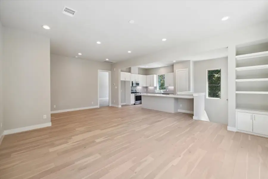 Spacious, unfurnished interior of a new home in , Houston (Image 11). Spacious, unfurnished interior of a new home in , Houston (Image 11).