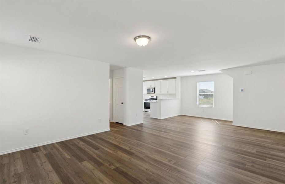 *Model representation. Some features and options may differ - Gathering room with view of main living areas