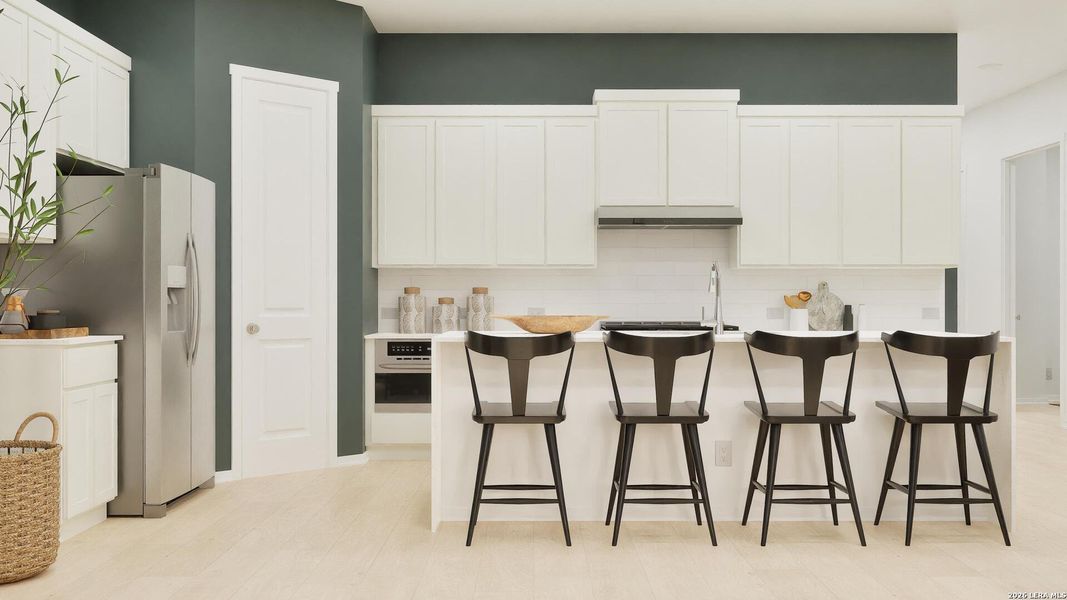 Furnished interior view inside a new home in Gatehouse, New Braunfels (Image 26).