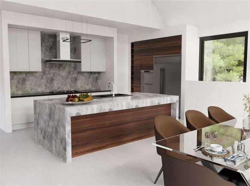 Furnished interior view inside a new home in , Ellijay (Image 8).