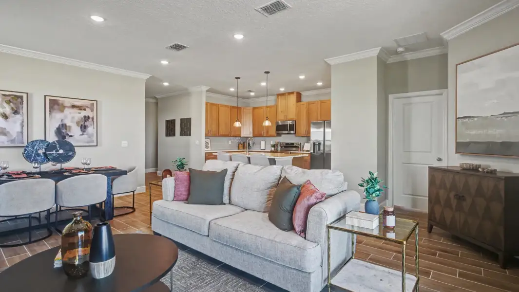 Furnished interior view inside a new home in Woodland Ranch, Dundee (Image 12).