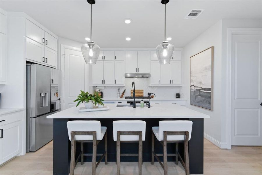 Furnished interior view inside a new home in , Corinth (Image 8).