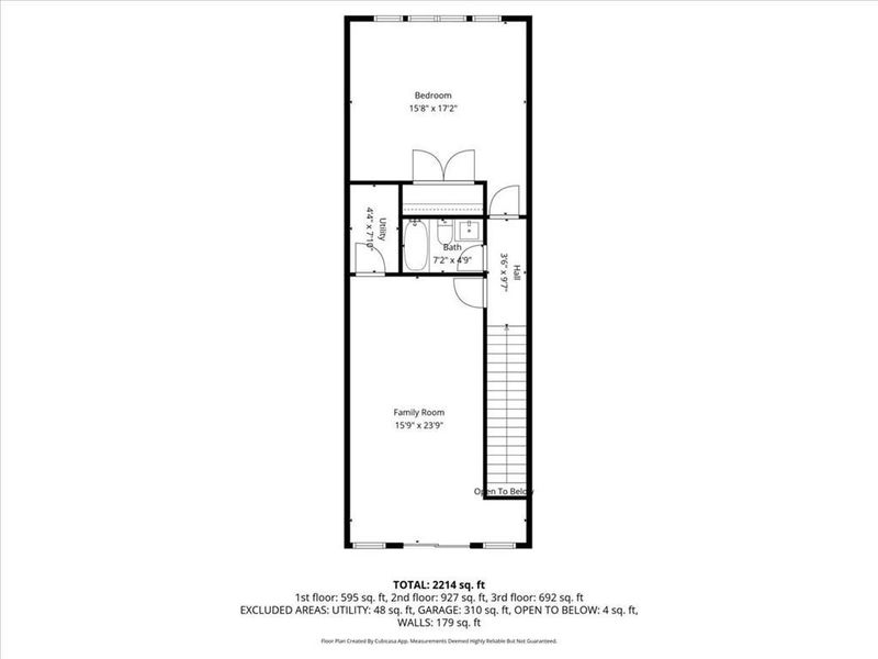 2D floor plan layout of this home in , Atlanta, GA (Image 6).