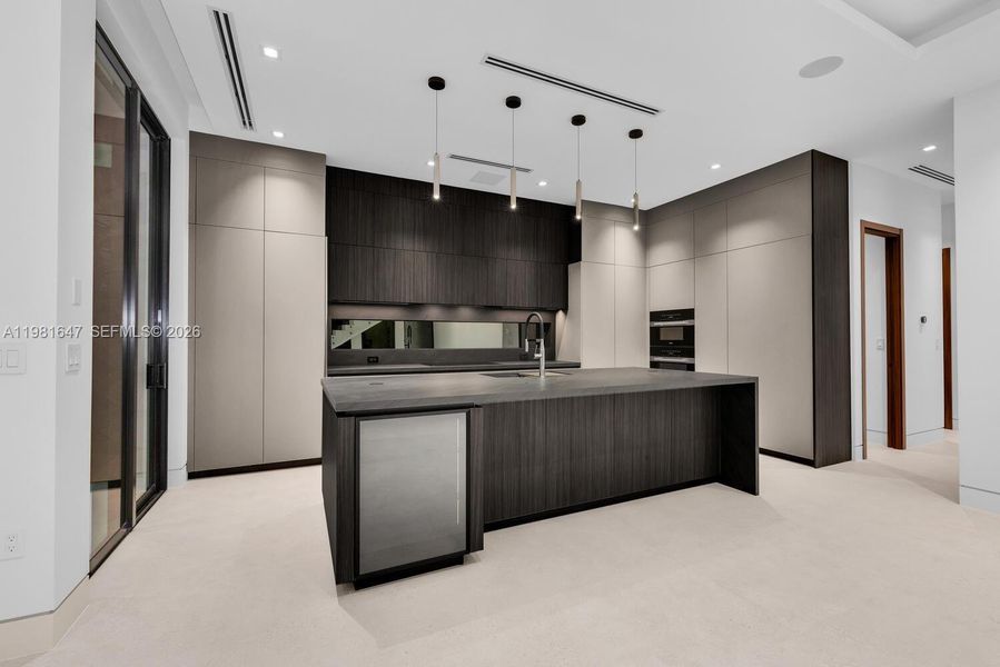 Furnished interior view inside a new home in , Miami (Image 11).