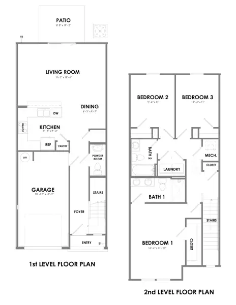 2D floor plan layout for the Pearson A by D.R. Horton in Tara Verde, Newberry, FL (Image 3). 2D floor plan layout for the Pearson A by D.R. Horton in Tara Verde, Newberry, FL (Image 3).