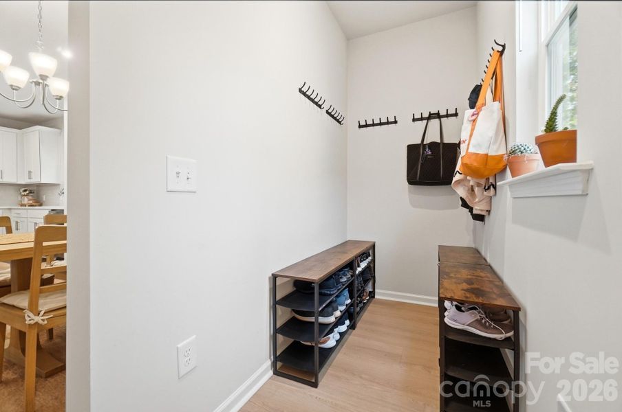 The always needed mudroom by the garage!
