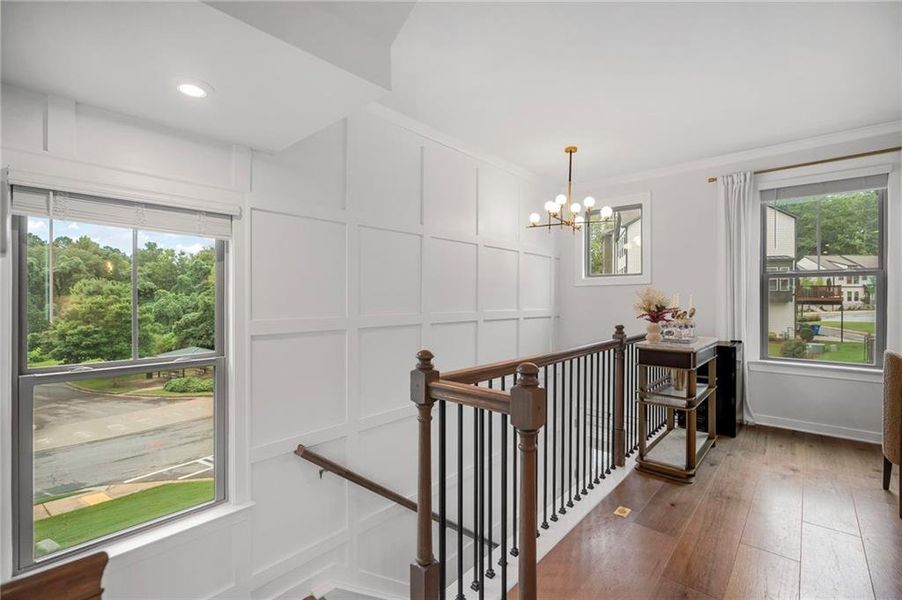 Furnished interior view inside a new home in Parkside at Mason Mill, Decatur (Image 6).