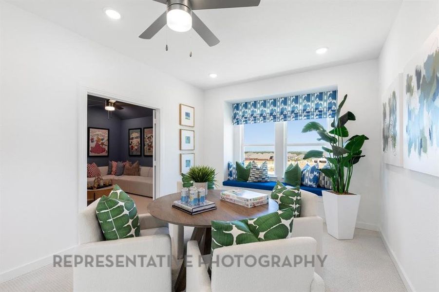 Furnished interior view inside a new home in M3 Ranch, Mansfield (Image 16).