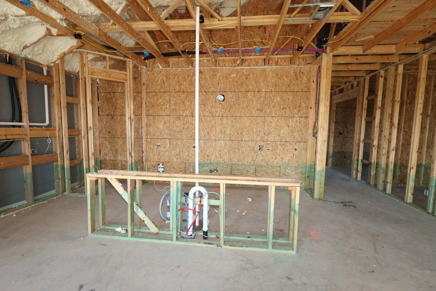 In-progress construction of a new home in , Texas City, TX (Image 13). In-progress construction of a new home in , Texas City, TX (Image 13).