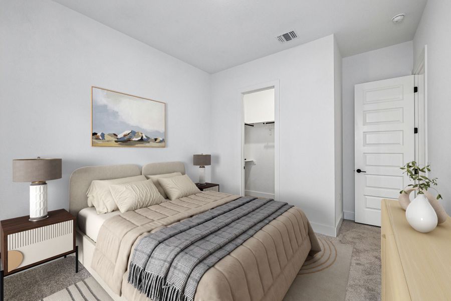 Furnished interior view inside a new home in Santa Rita Ranch, Liberty Hill (Image 18).
