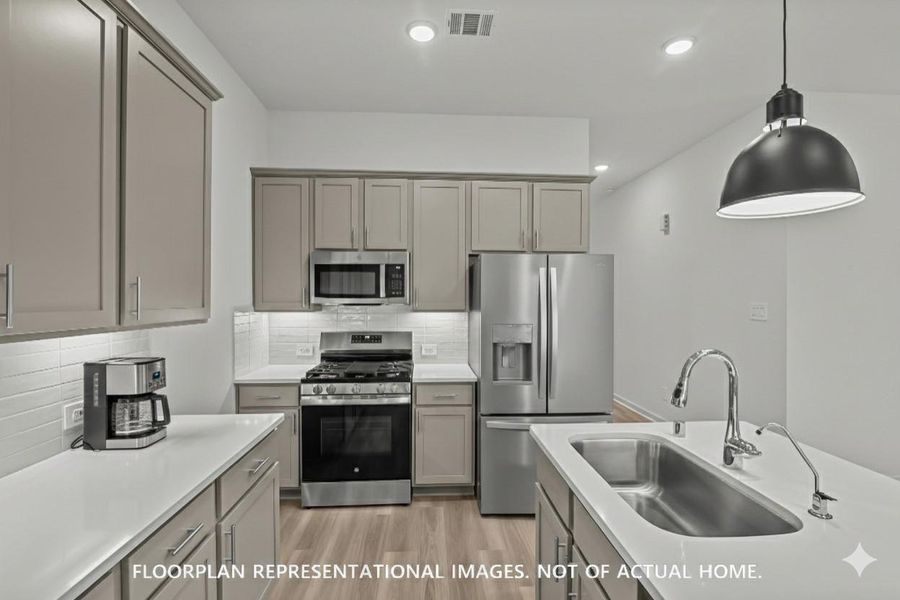 Furnished interior view inside a new home in Ambrose, La Marque (Image 6).