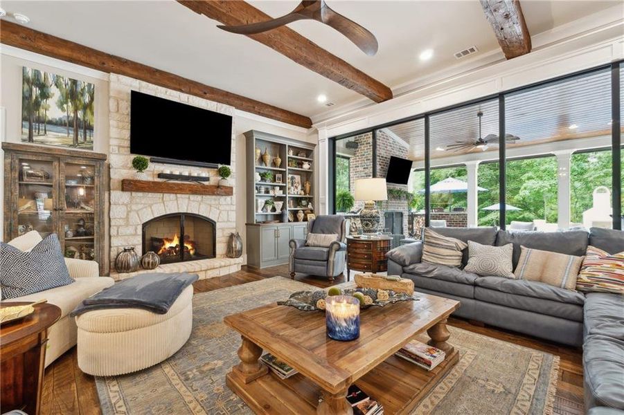 Furnished interior view inside a new home in , Cumming (Image 27). Furnished interior view inside a new home in , Cumming (Image 27).