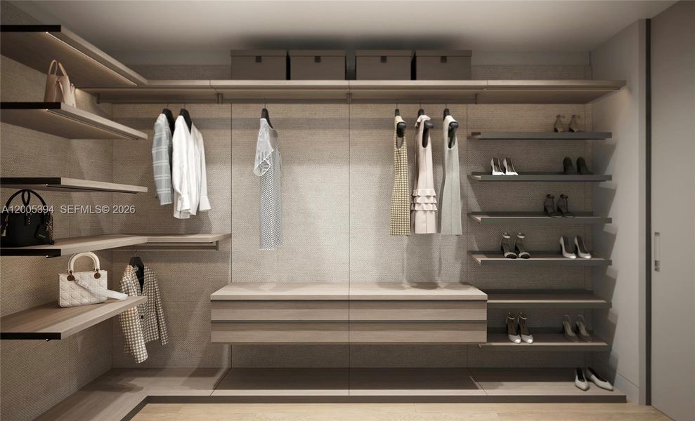 Furnished interior view inside a new home in , Bay Harbor Islands (Image 8).