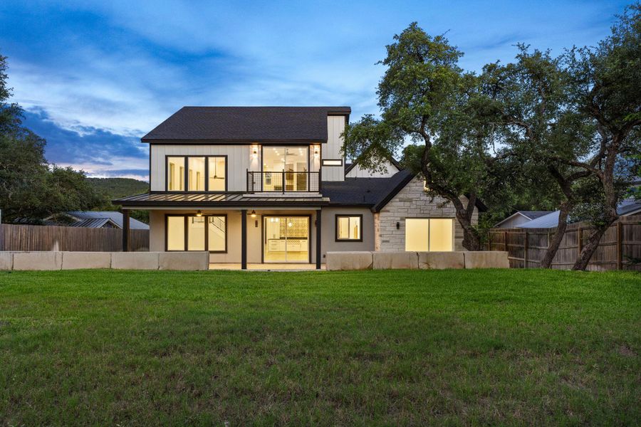 Exterior details and patio area of a home in , Leander (Image 29).