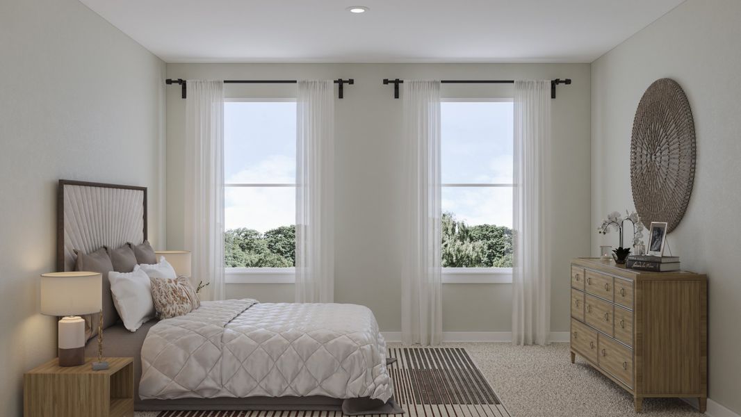 Representative furnished interior of a home built from the Addison by Beazer Homes in Ashley Walk Townes, Charleston (Image 9).