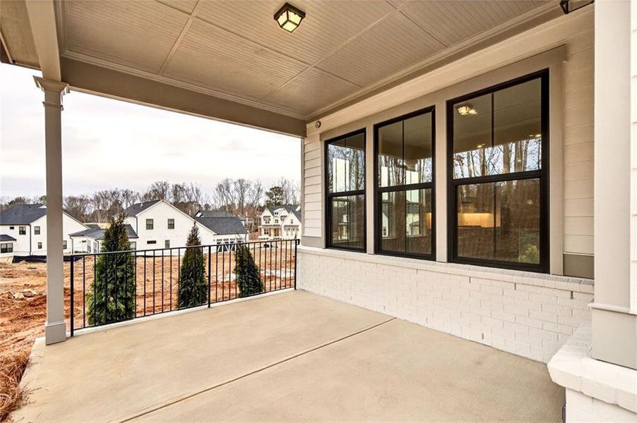 Exterior details and patio area of a home in , Cumming (Image 4). Exterior details and patio area of a home in , Cumming (Image 4).