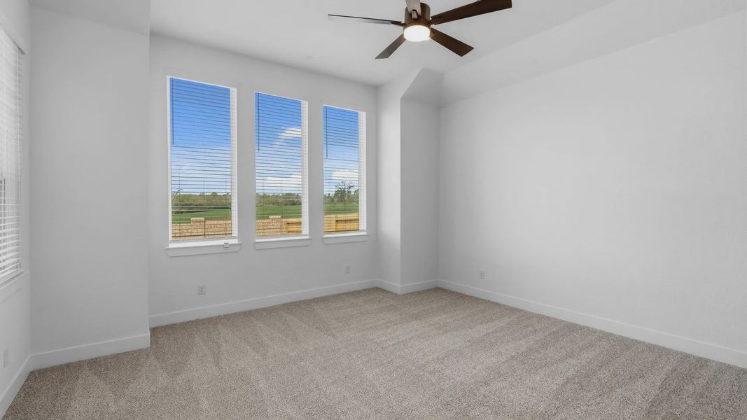 Representative unfurnished interior of a home built from the Brentwood by Chesmar Homes in Briarley, Montgomery (Image 34). Representative unfurnished interior of a home built from the Brentwood by Chesmar Homes in Briarley, Montgomery (Image 34).
