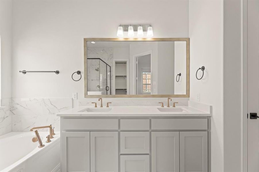 Furnished interior view inside a new home in Lake Shore Village, Rowlett (Image 6).